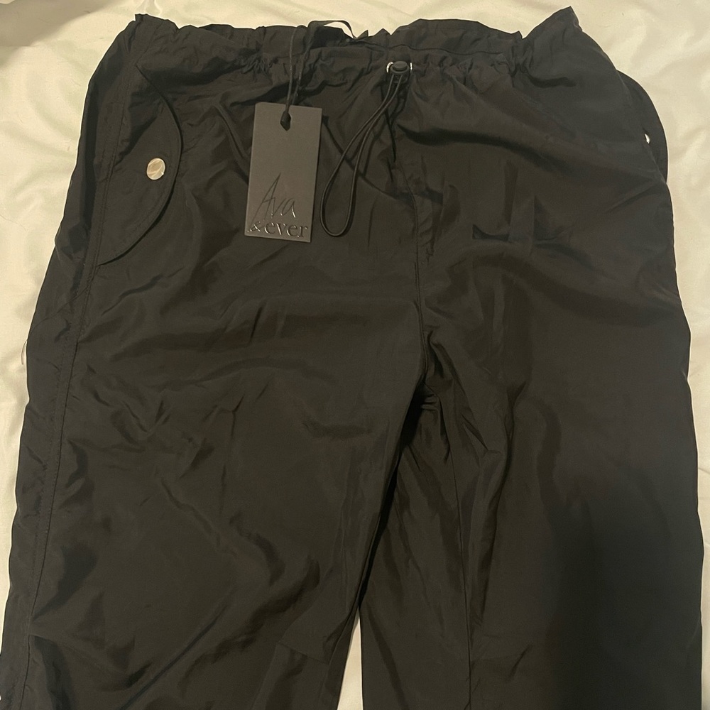 Black Parachute Pants